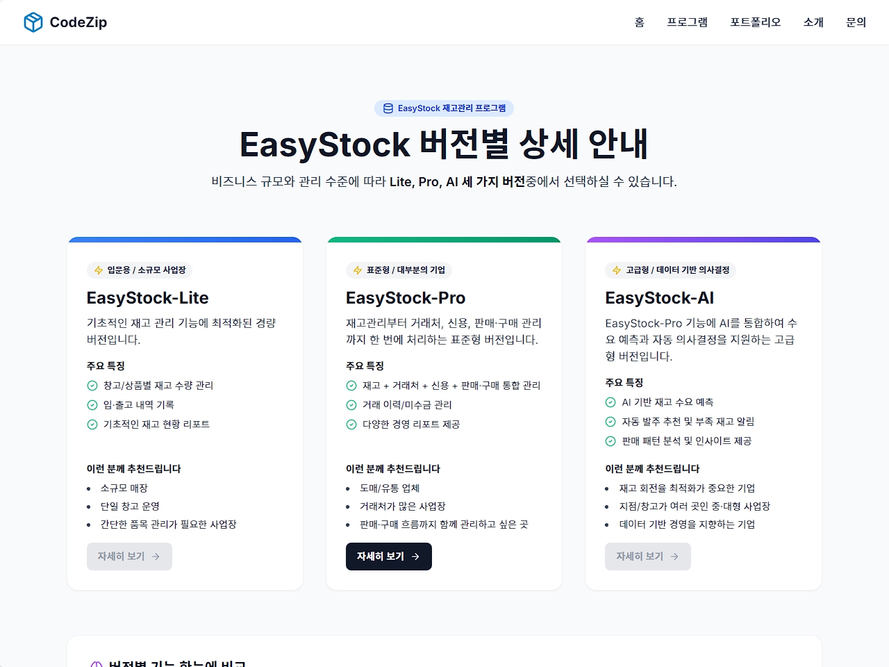 CodeZip 포털 사이트 - 2